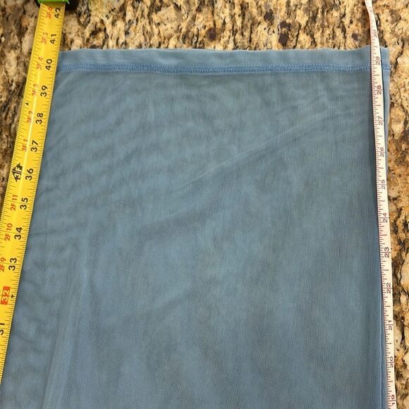 Jantzen Mesh Swim Cover-Up Pants In Light Blue Size L - Picture 8 of 10